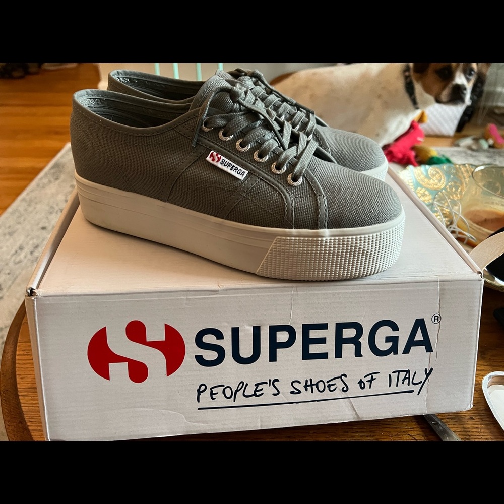 Brand new, tried on and walked around my house to see if they fit or not.